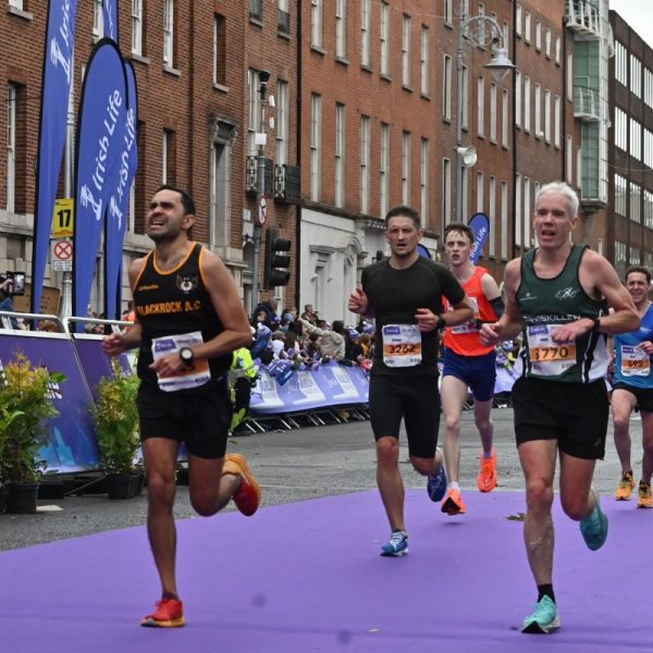 Post marathon recovery - Dublin finish line