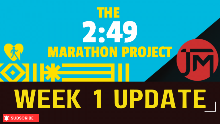 Read more about the article The 2:49 Marathon Project Week 1 Update