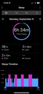 249 Marathon Project Week 5 Sleep Monday