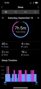 249 Marathon Project Week 5 Sleep Saturday