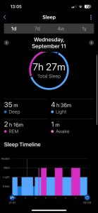 249 Marathon Project Week 5 Sleep Wednesday