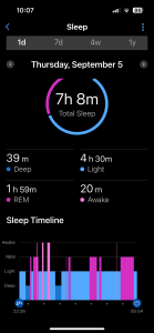 249 marathon project week 4 sleep thursday