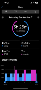 249 marathon project week 4 sleep saturday