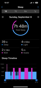 249 marathon project week 4 sleep sunday