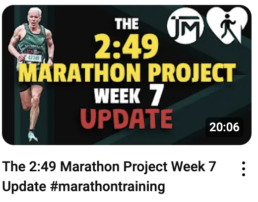 2:49 Marathon Project Week 7 Update YouTube Video