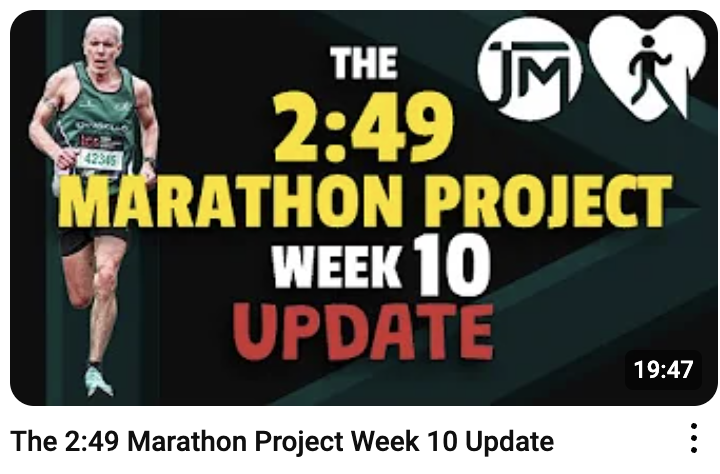 249 marathon project week 10 update video link