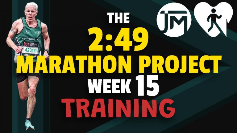 Read more about the article The 2:49 Marathon Project Week 15 Training