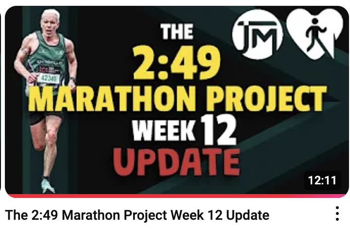 2:49 Marathon Project Week 12 Update Video