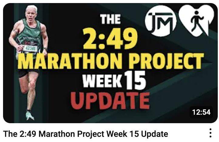 249 Marathon Project week 15 Update video